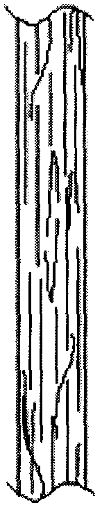 Miniature strip cutting device and flow process method