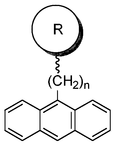 Bisphenol hydroxyl monomer containing anthryl group and synthesis method and application thereof