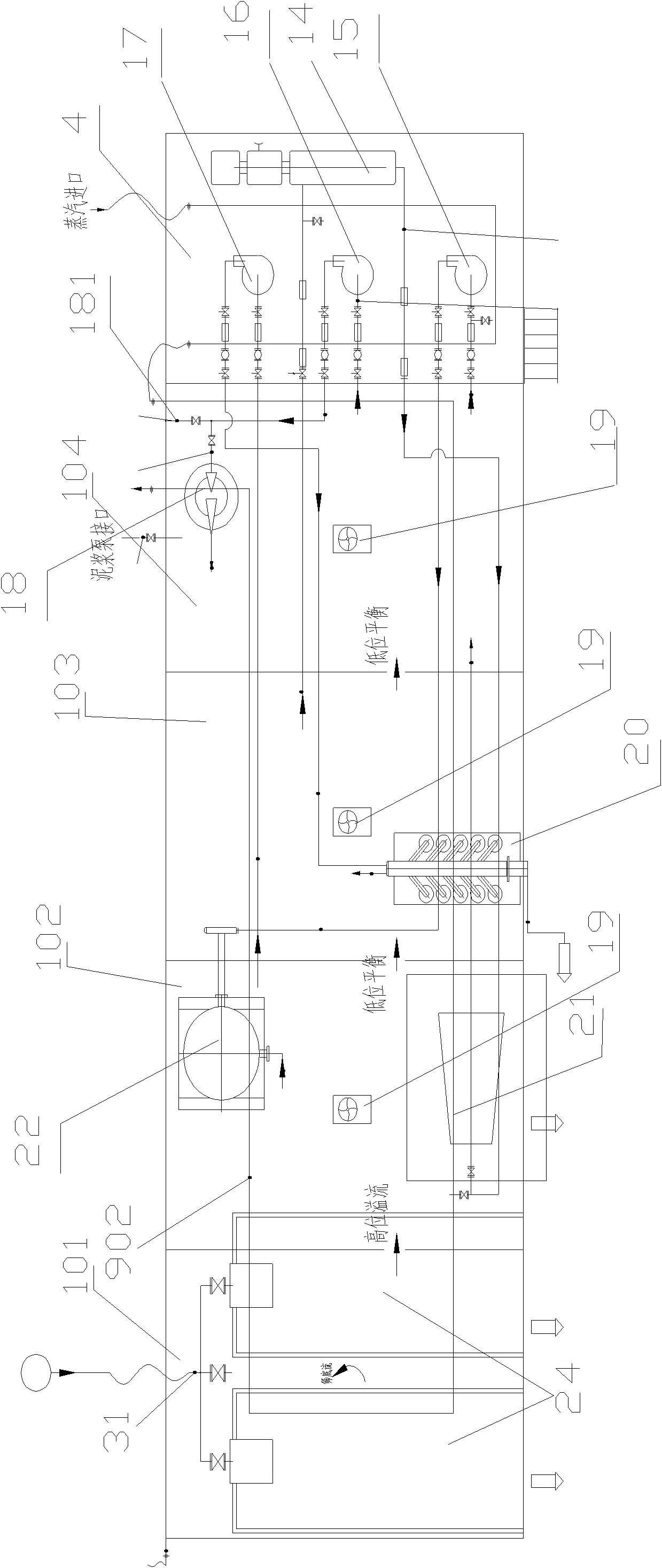 Low-temperature vehicle-mounted oil drilling fluid purifying system during drilling and repairing