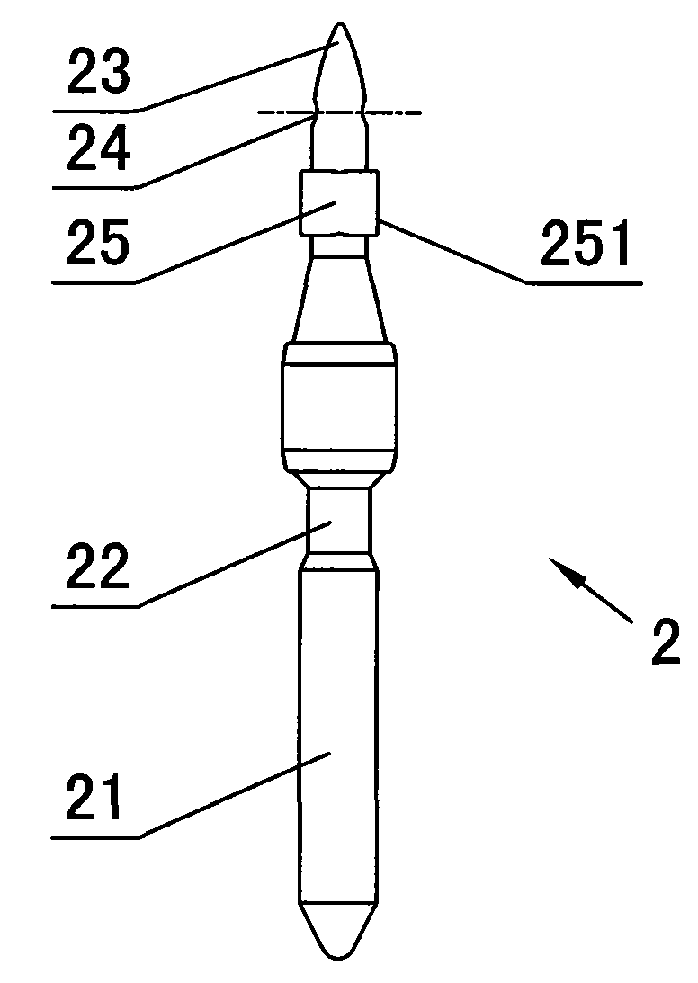 Puncturing and extending assembly