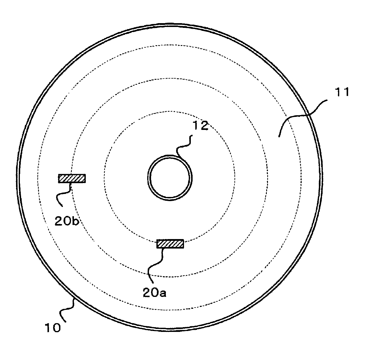 Method for generating pattern with pseudo-stain and optical test disk