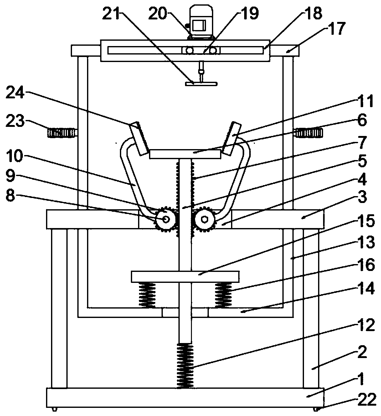 Polishing device for mold machining