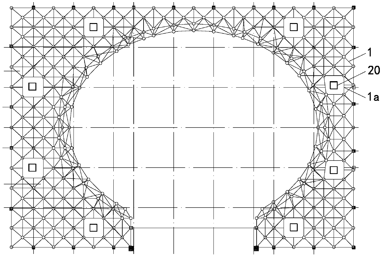 Steel structure net frame lifting positioning system and method