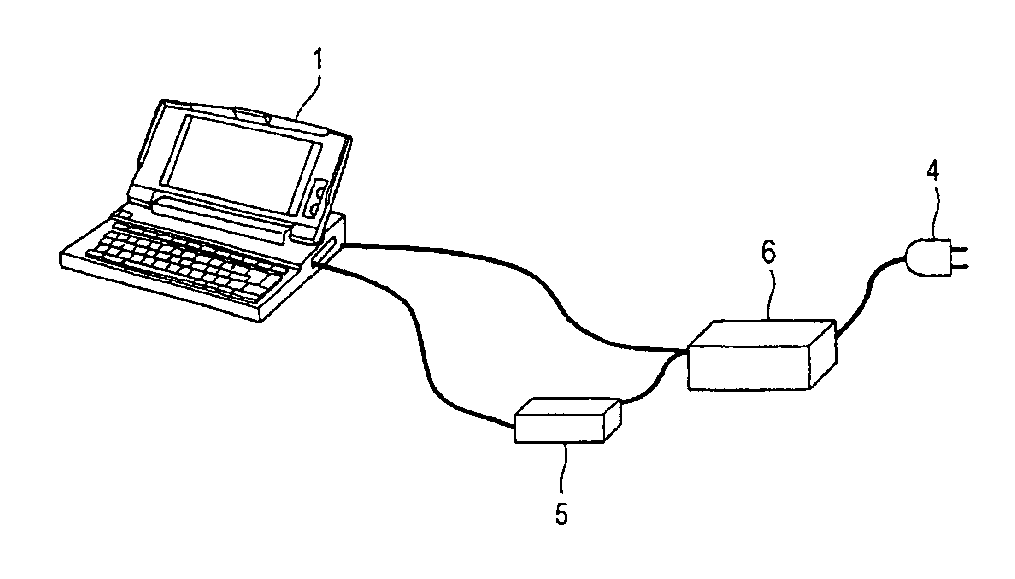 AC adaptor integral-type household-power-line coupler