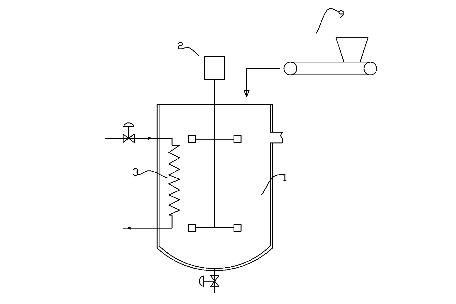 Urea melting equipment and application method thereof