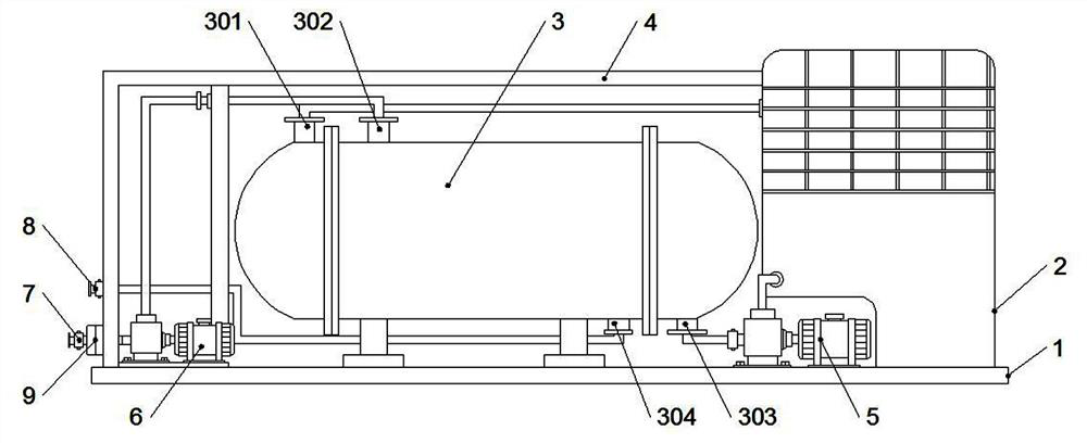 Cooling device of compressor