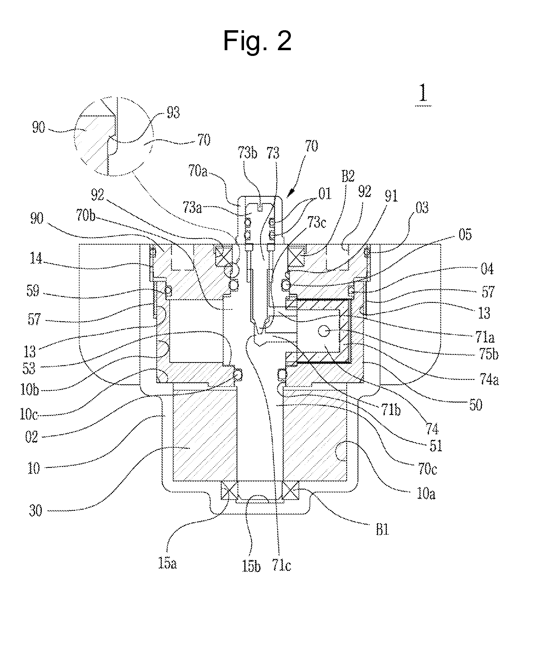 Automatic door closure unit