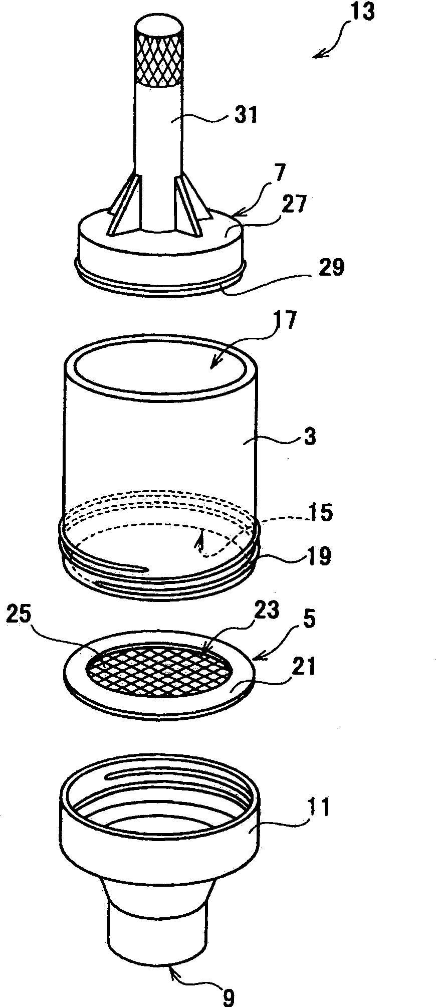 Royal jelly refining device