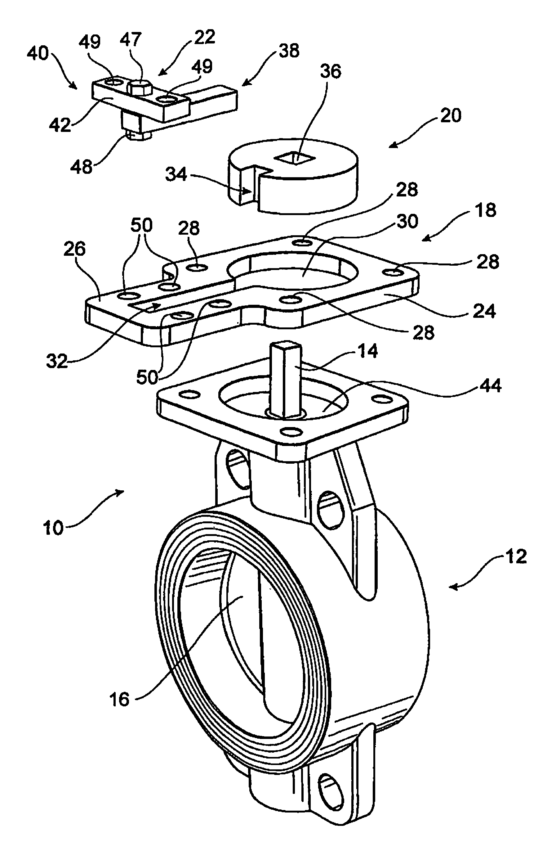 Valve locking device