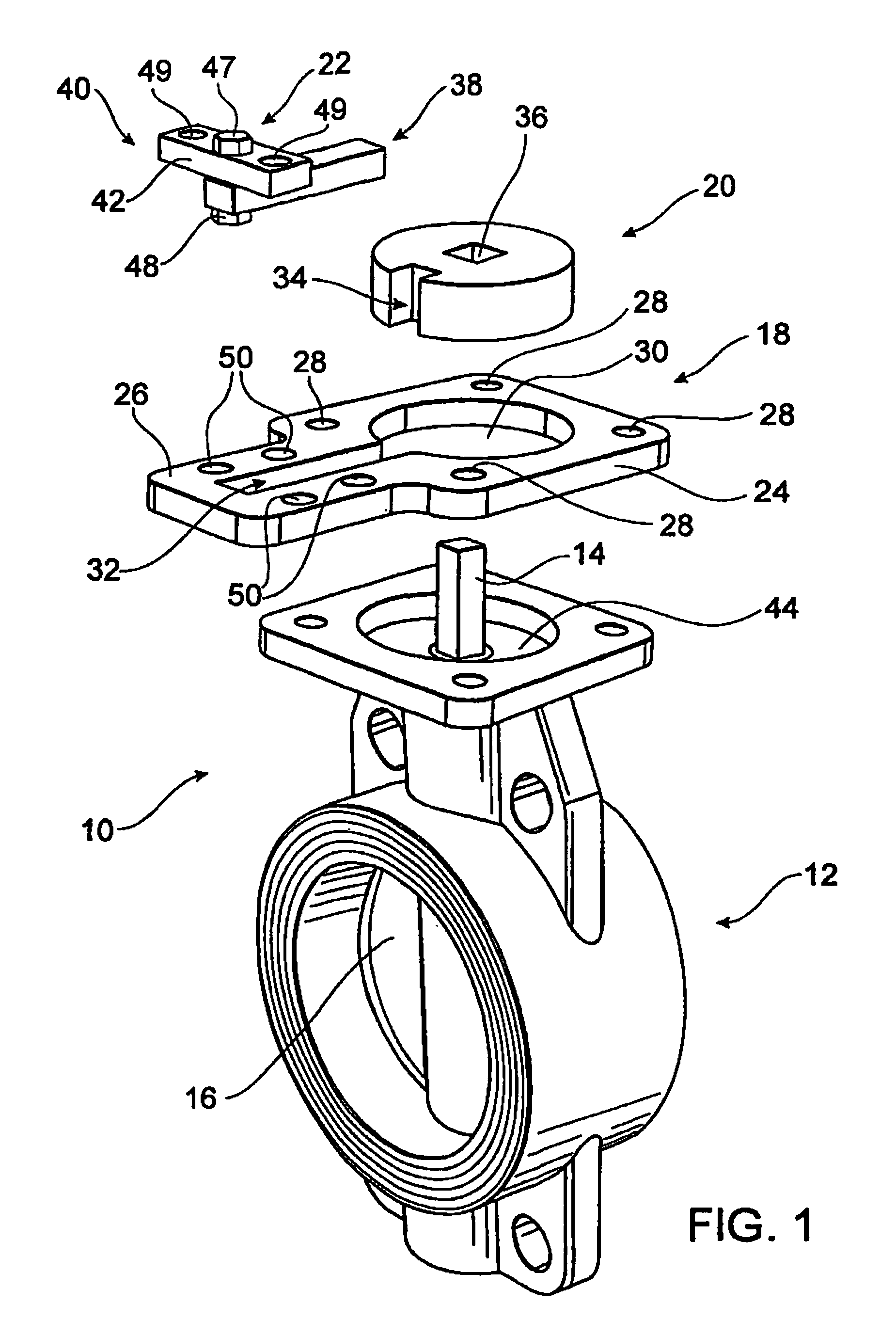 Valve locking device