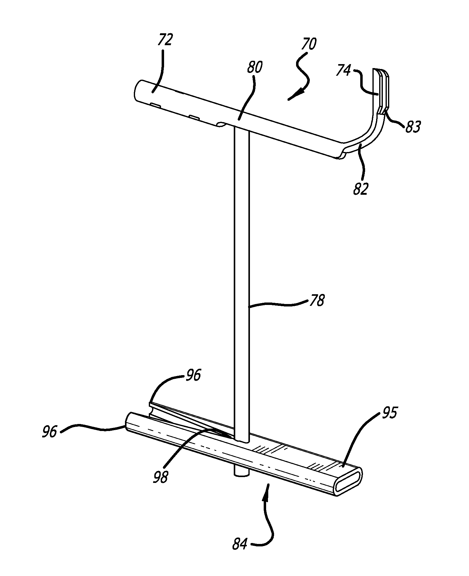 Flexible system for delivering an anchor