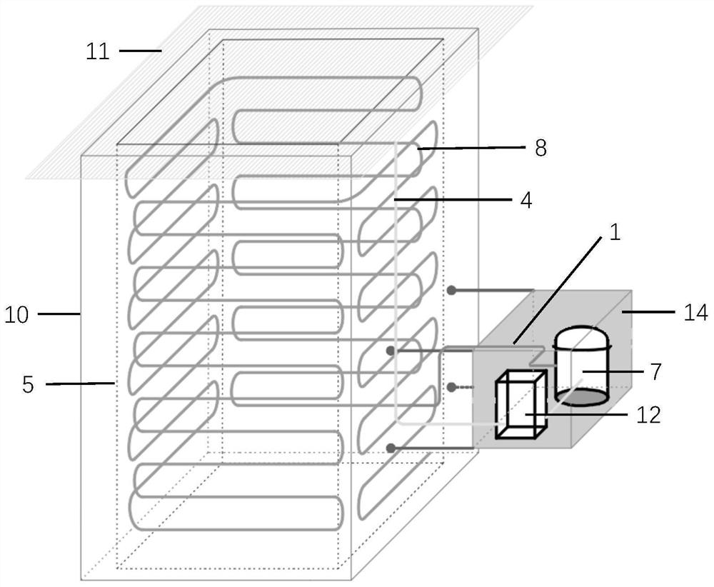 Outdoor cabinet with power generation and cooling system