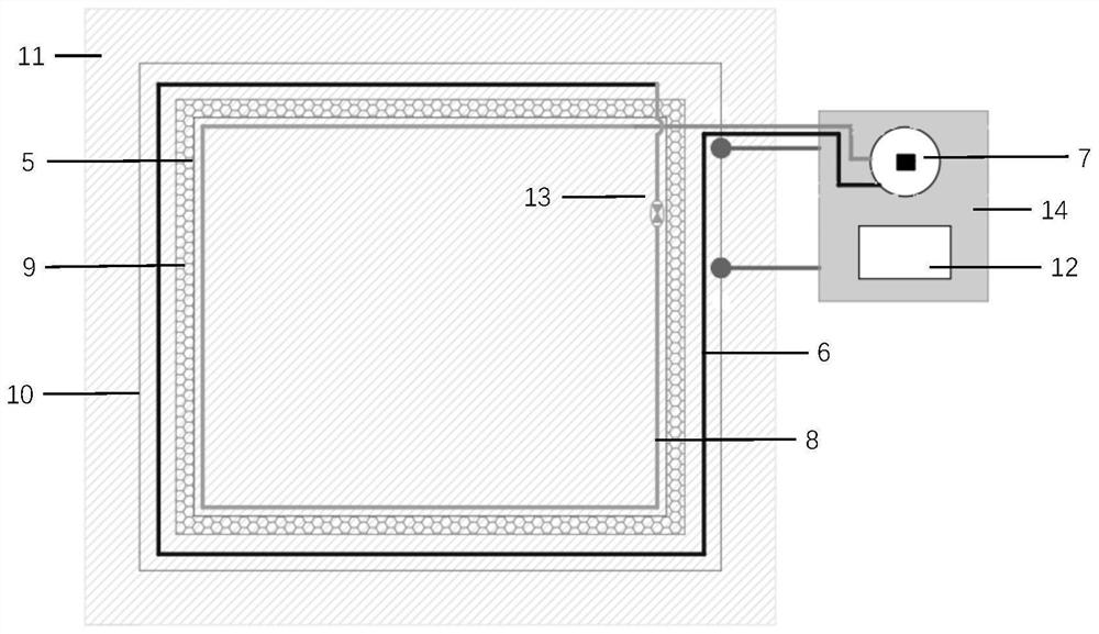 Outdoor cabinet with power generation and cooling system