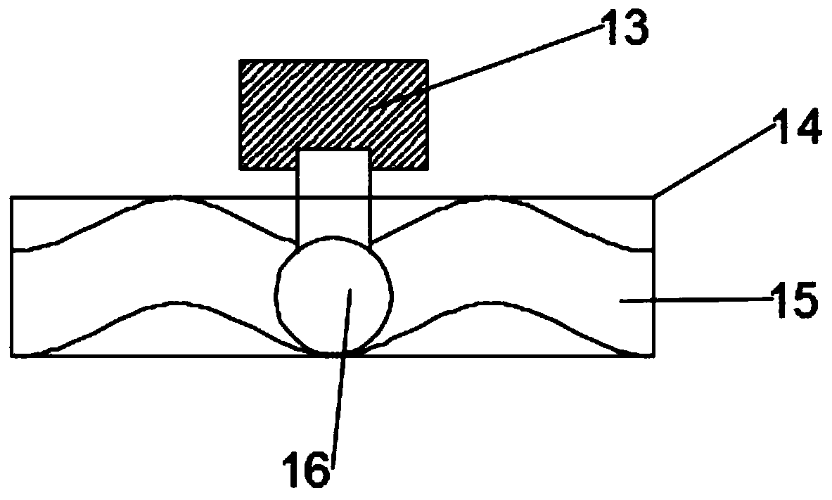 A sausage automatic cutting machine