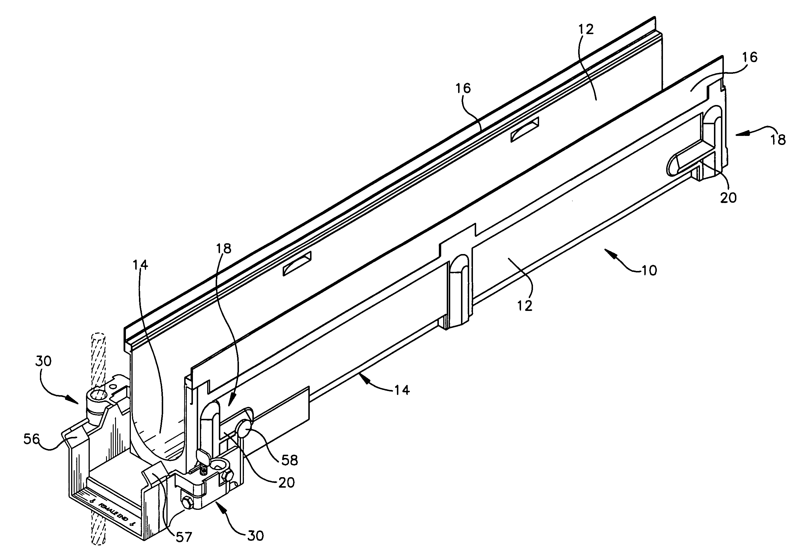 Channel installation device