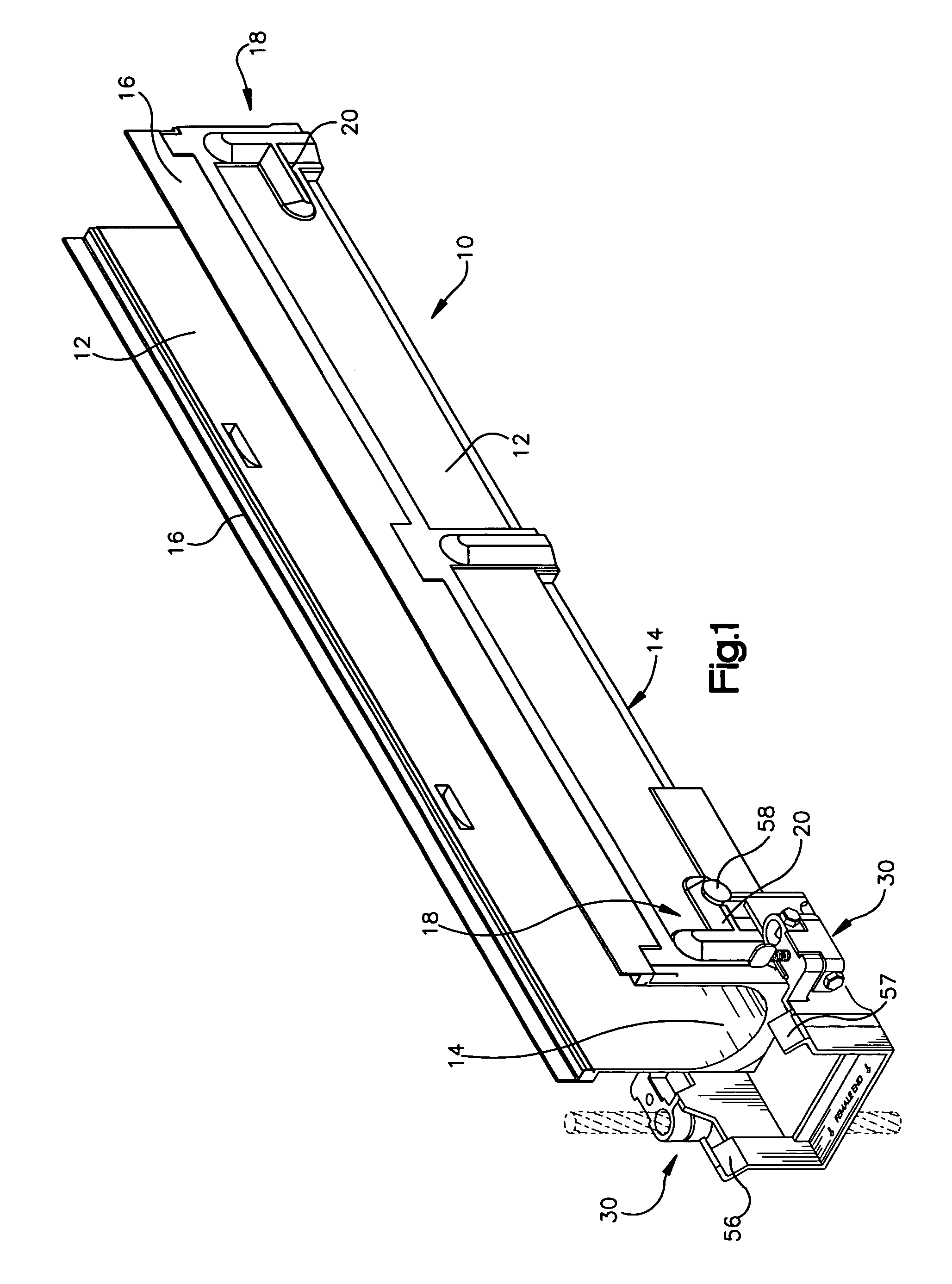 Channel installation device