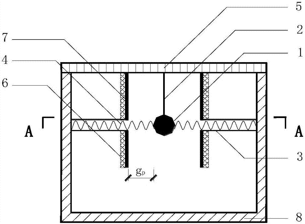 Bidirectional pounding tuned mass damper