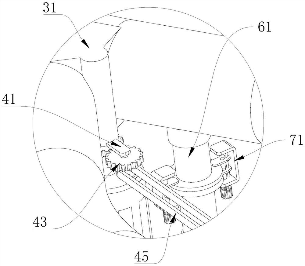 Biomass gas production tar circulating cleaning device