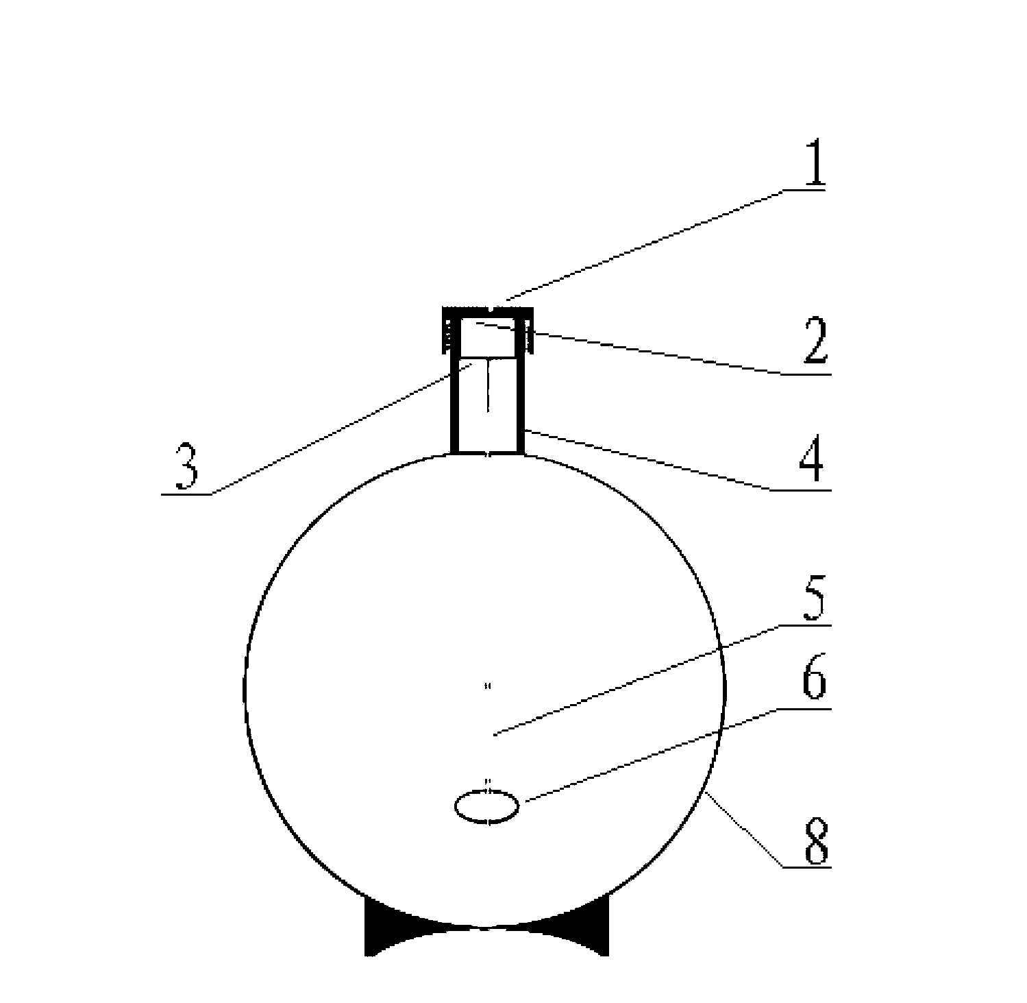 Shake-resistant anti-tilting leakage-proof ventilated liquid packing device and method