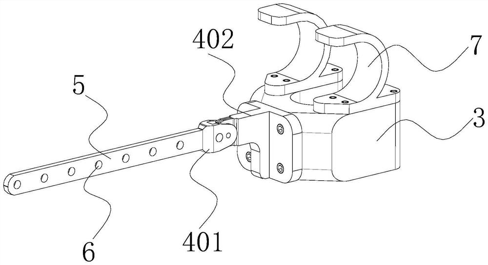 Auxiliary airing support for cylindrical guardrail