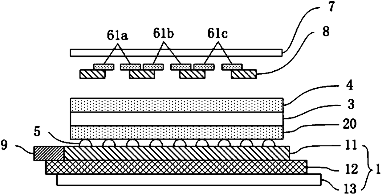 Micro-grain light emitting diode display panel