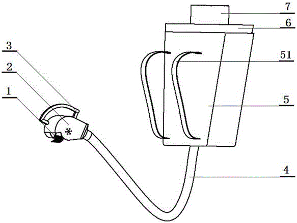 Chrysanthemum flower picking device