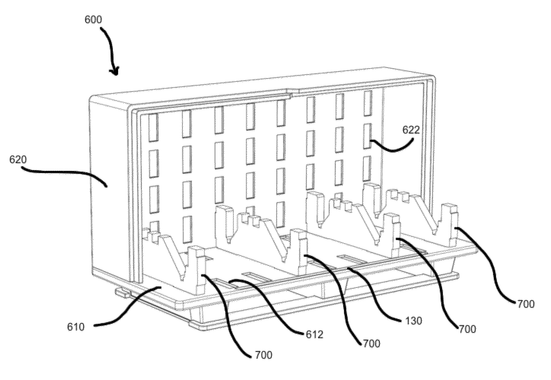 Cargo container for storing and transporting cargo