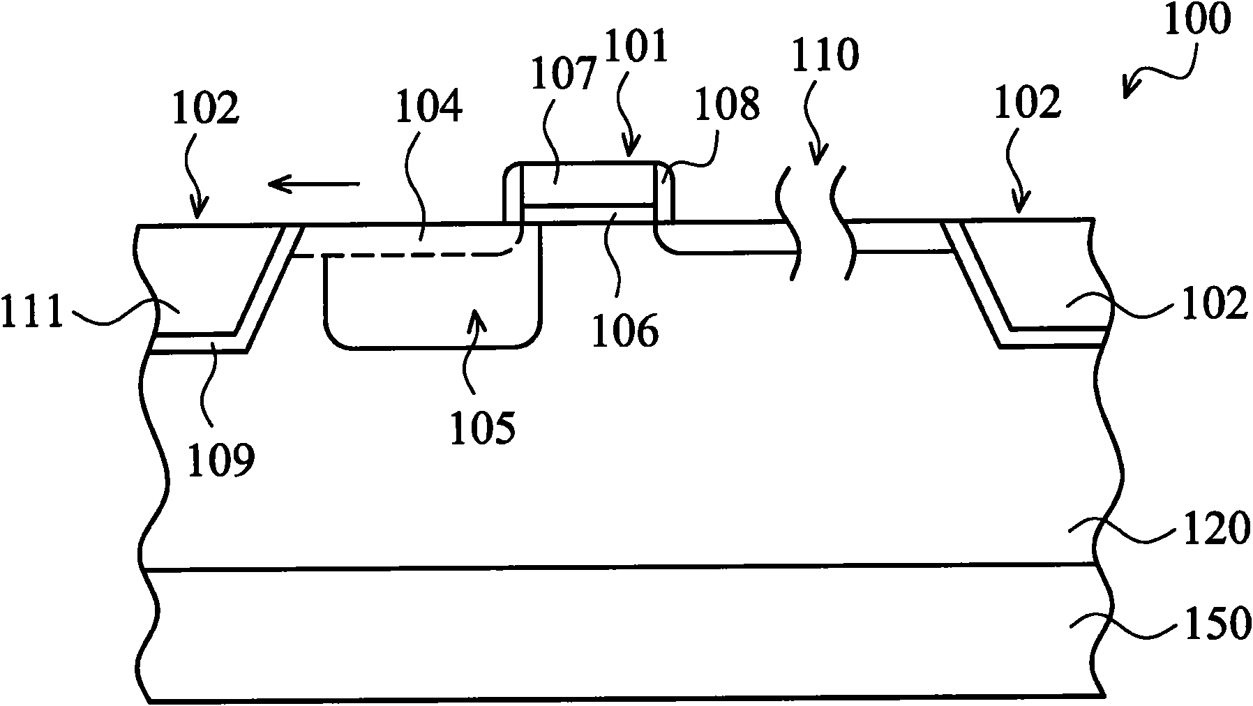 Active pixel cell and method of preparing the same on substrate