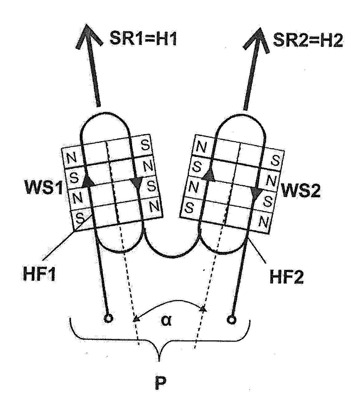 Ultrasonic probe and method for the nondestructive testing of a planar test specimen