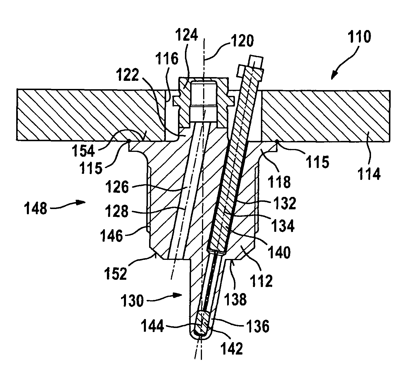 Sensor plug for combined pressure and temperature measurement