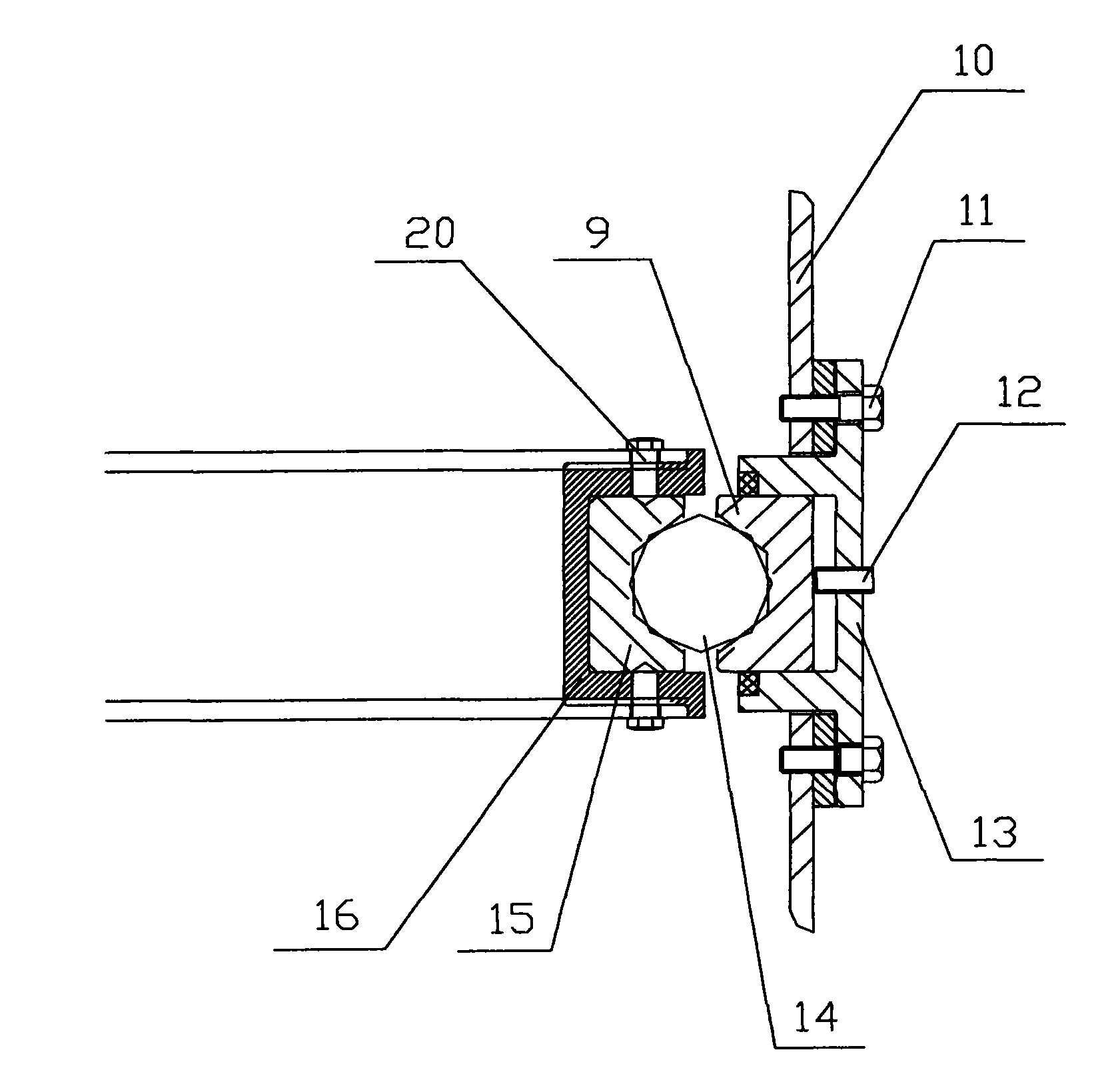 Screw sand washer with wear resistant composite bearing