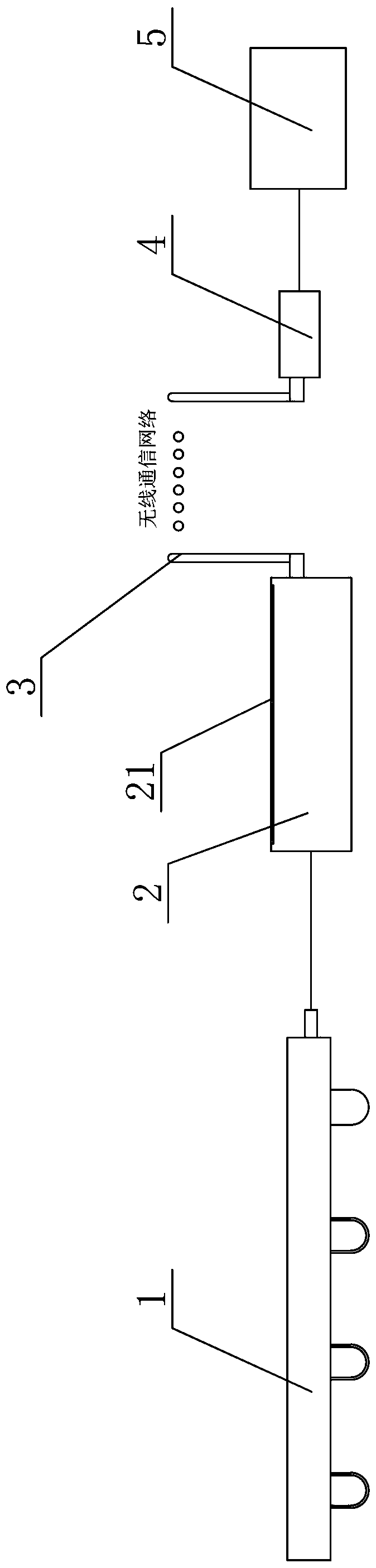 Wireless transmission multichannel PCR analyzer calibration device and calibration method thereof