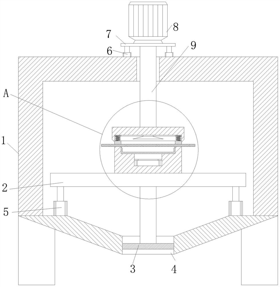 A punching device for rubber seals