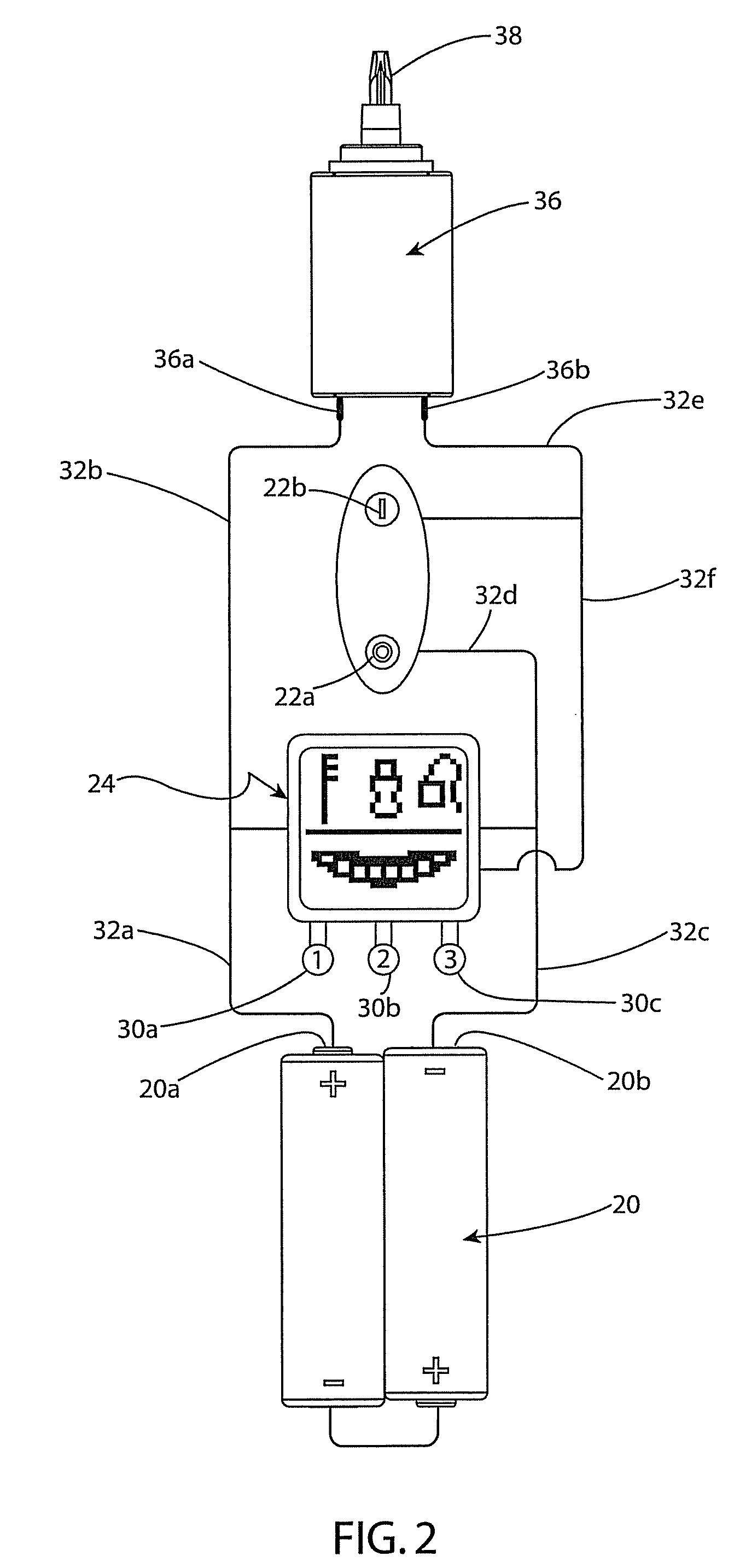 Electronic toothbrush incorporating digital training aid