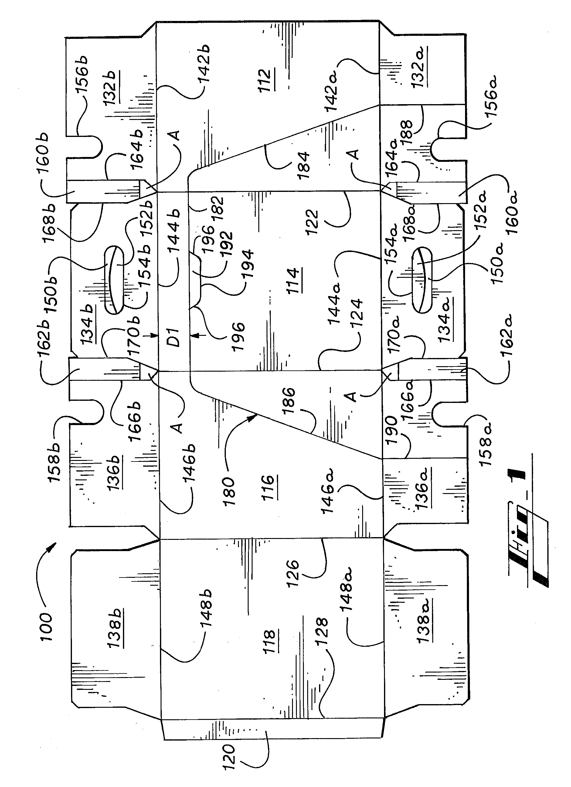 Carton with detachable portion