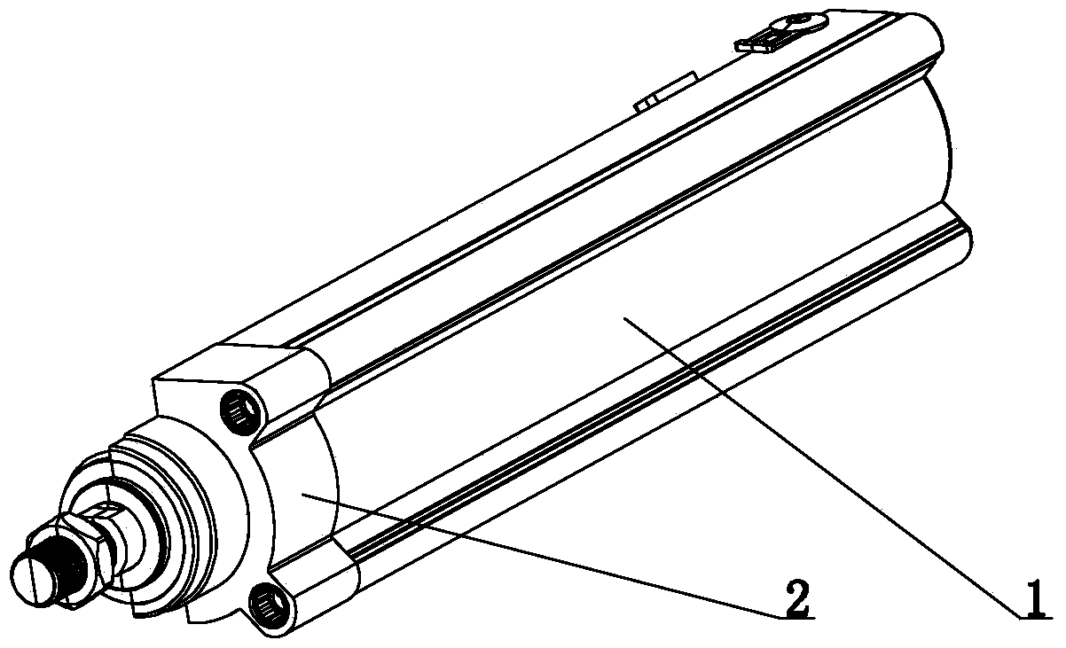 Electric cylinder linear transmission structure