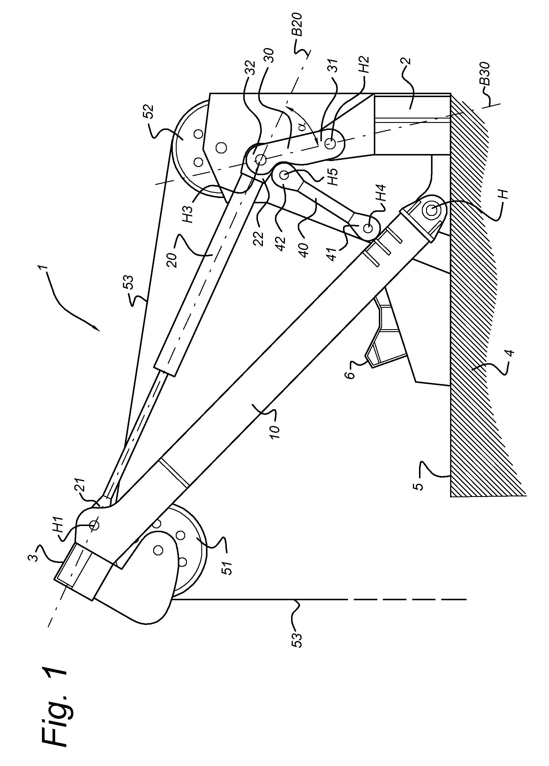 Vessel comprising a crane