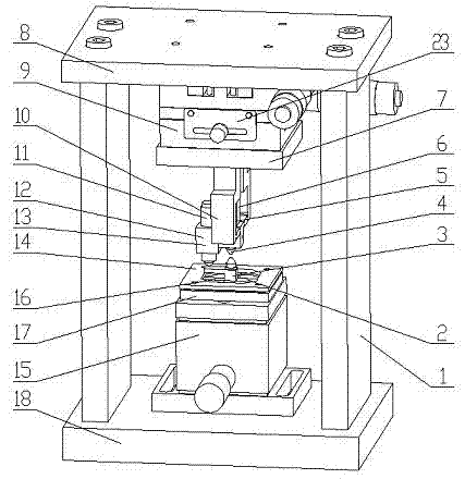 Small-size test device for mechanical and electrical coupling characteristics