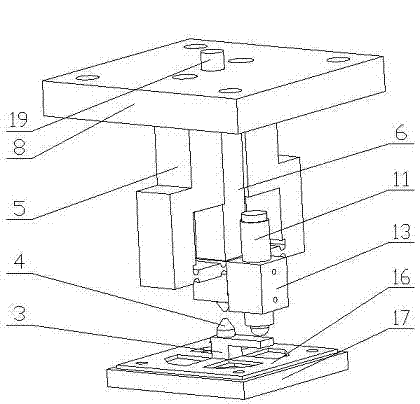 Small-size test device for mechanical and electrical coupling characteristics