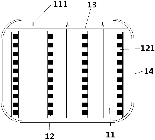 Battery packaging material, flexibly packaged battery and battery heat control device