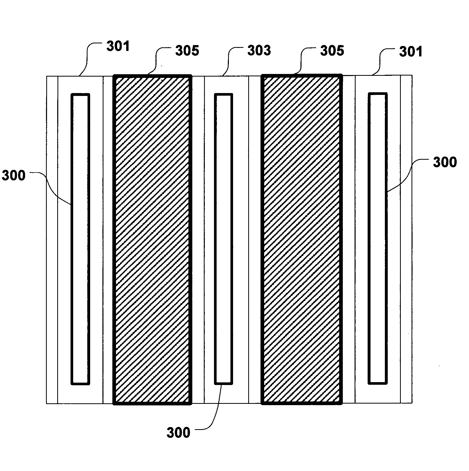 String contact structure for high voltage ESD