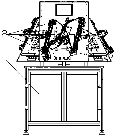 Rotary assembly equipment for automobile glass lifter assembly