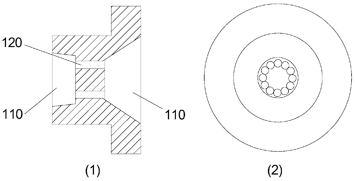 Polyolefin plastic-coated optical fiber bundling process