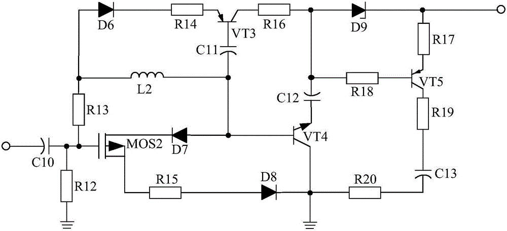 Single-chip switching power supply of air conditioner controller based on field effect drive circuit