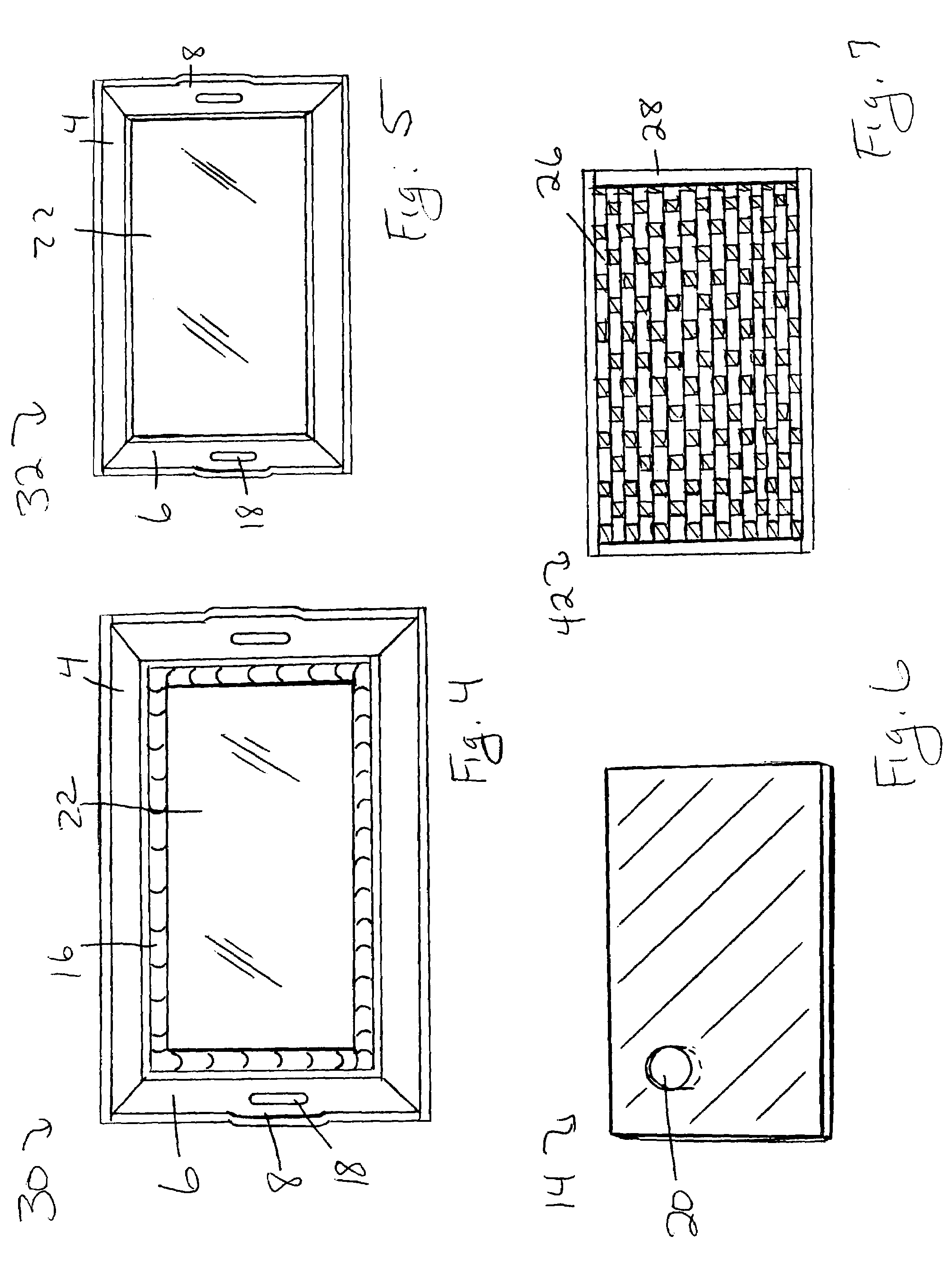 Comfortable serving tray