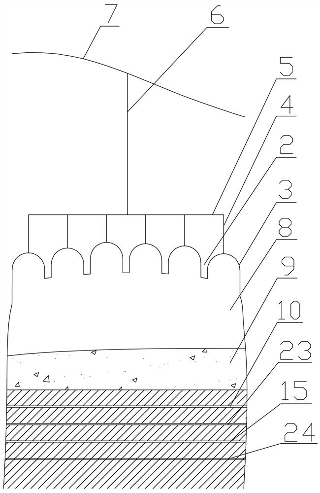 A filling and caving mining method