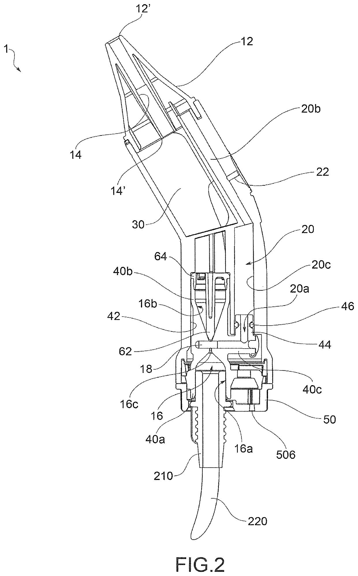 Accessory for a nasal mucous aspirator, nasal aspirator and kit