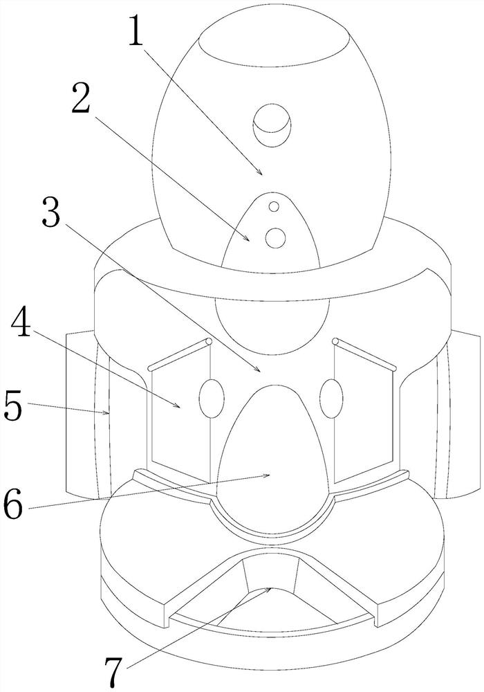 A companion intelligent robot based on pet dog paw care and pincer grinding