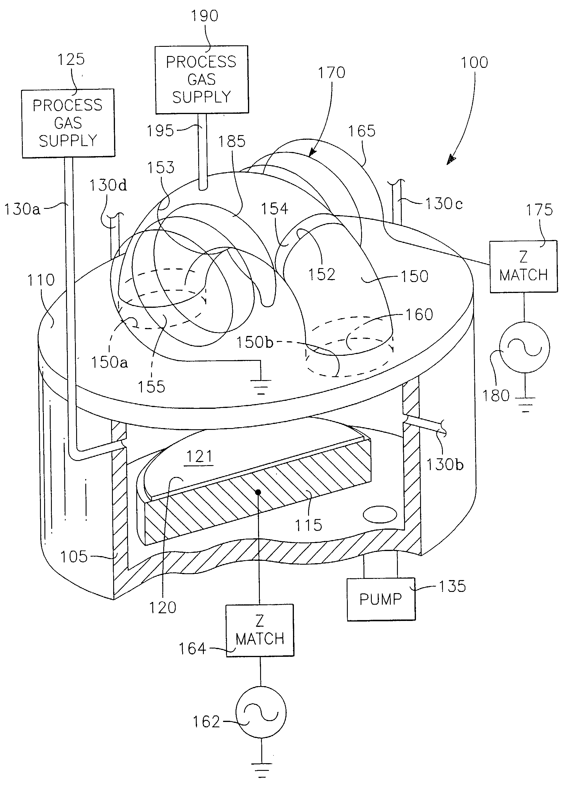 Externally excited torroidal plasma source with magnetic control of ion distribution