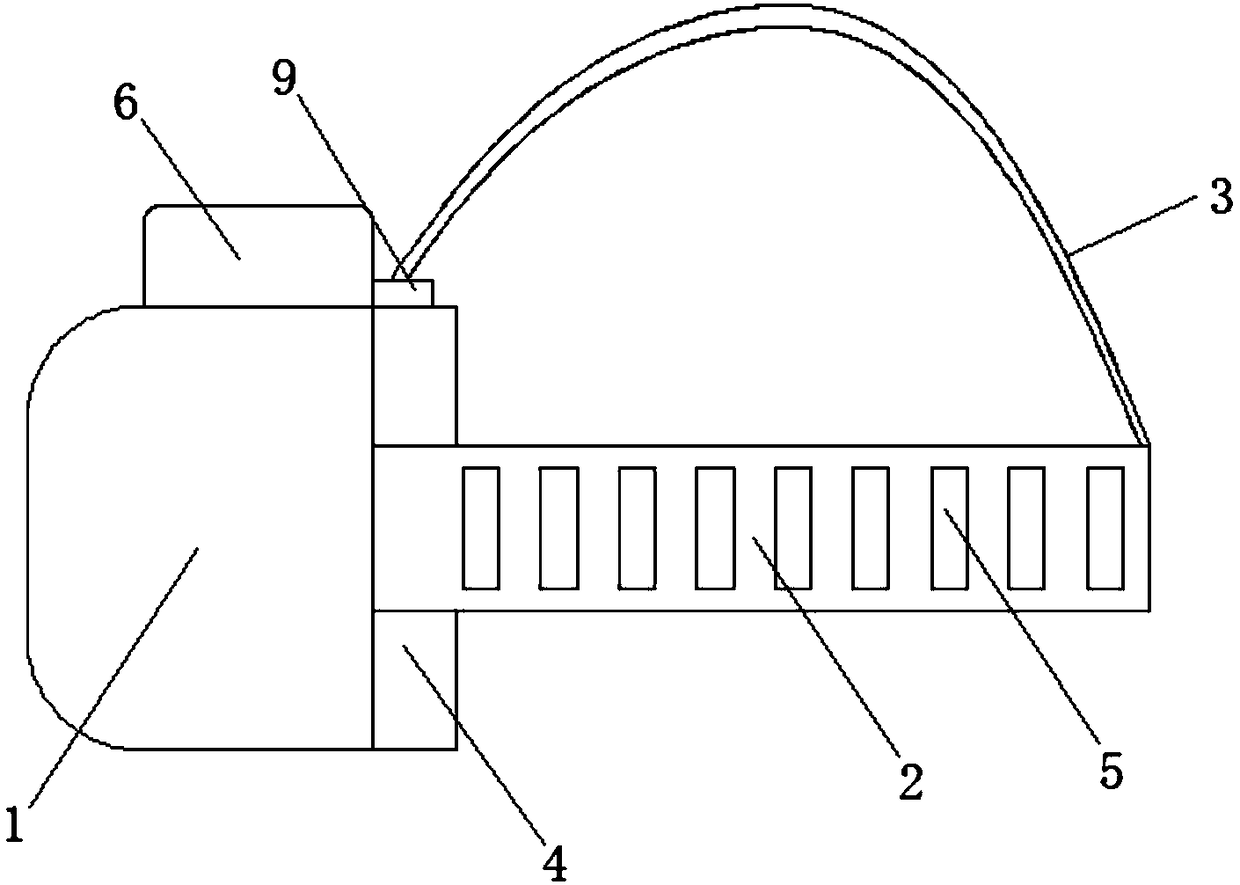 VR glasses device capable of providing convenience for heat dissipation